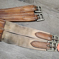 Leather Girth, 1x elastic *fair, clean, stains, stiff, dry, stretched els, older, edges: curled & hard
