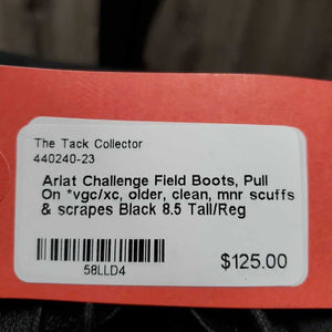 Field Boots, Pull On *vgc/xc, older, clean, mnr scuffs & scrapes