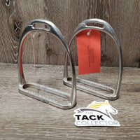 Pr Fine Light Stirrup Irons *No Grips, like new
