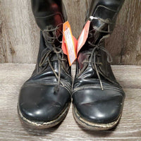 Field Boots, Pull On *gc/fair, dust/dirt, creases, scuffs, older, v.holey inside heels, stiff, soles: cracked & dry
