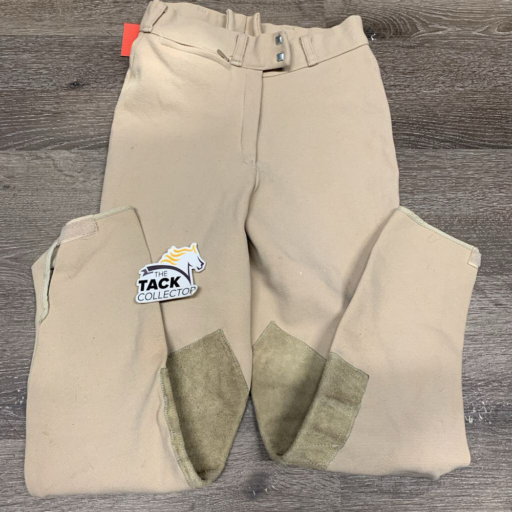 Hvy Ribbed Breeches *gc, older, rubs, v.pilly knees, mnr stains