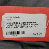 Riding Tight Breeches *gc/fair, seat & seam rubs/pills, stains, older