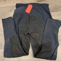 Full Seat Breeches *gc/fair, older, v.faded, discolored, v.rubbed & pilly seat
