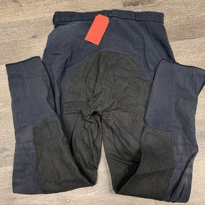 Full Seat Breeches *gc/fair, older, v.faded, discolored, v.rubbed & pilly seat