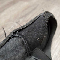 Closed Neoprene Boots, velcro *gc/fair, clean, residue, frayed edges, unstitched, velcro: frayed logos, faded & hairy

