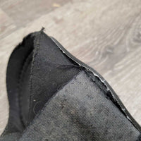 Closed Neoprene Boots, velcro *gc/fair, clean, residue, frayed edges, unstitched, velcro: frayed logos, faded & hairy
