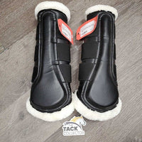 Closed Boots, Fleece Lined, velcro *like new, clean
