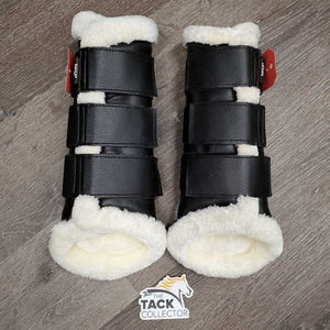 Closed Boots, Fleece Lined, velcro *like new, clean