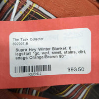 Hvy Winter Blanket, 0 legs/tail *gc, wpf, smell, stains, dirt, snags
