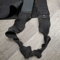 Lycra Shoulder Guard, velcro *gc, clean, v.hairy velcro, stretched & knotted elastic, inner hair clumps