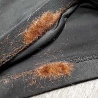 Lycra Shoulder Guard, velcro *gc, clean, v.hairy velcro, stretched & knotted elastic, inner hair clumps
