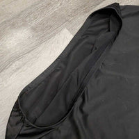 Lycra Shoulder Guard, velcro *gc, clean, v.hairy velcro, stretched & knotted elastic, inner hair clumps