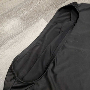 Lycra Shoulder Guard, velcro *gc, clean, v.hairy velcro, stretched & knotted elastic, inner hair clumps