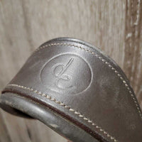 Monocrown Dressage Bridle, Bling Browband, crank *gc, NO Flash, missing bling, clean & dirty, loose keepers, creases