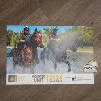 Calgary Police "Mounted Unit" 2024 Calendar *vgc, mnr stains
