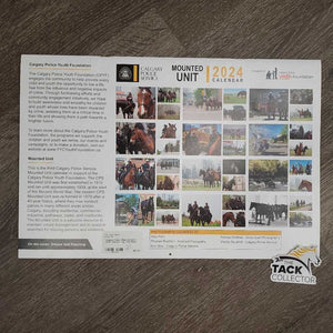 Calgary Police "Mounted Unit" 2024 Calendar *vgc, mnr stains