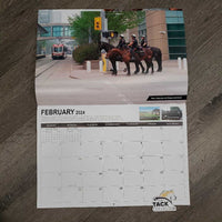 Calgary Police "Mounted Unit" 2024 Calendar *vgc, mnr stains