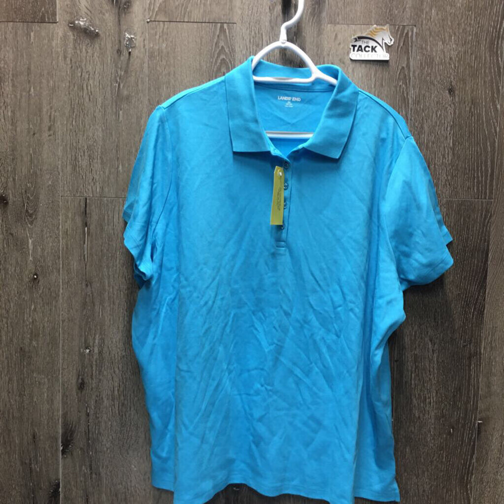 SS Polo Shirt, 1/3 Button Up *xc/like new