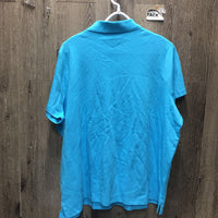 SS Polo Shirt, 1/3 Button Up *xc/like new