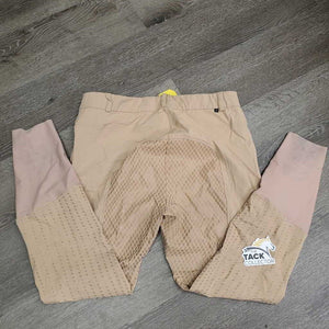 Full Sticky Seat Riding Tight Breeches *gc, wrinkled, stains, puckers, seat & leg rubs & stains