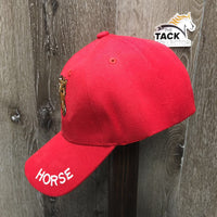 Baseball Cap, "Horse" *xc/like new, mnr hair
