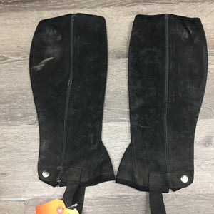Pr Synthetic Half Chaps *gc, v.dirty, dusty, rubs, faded