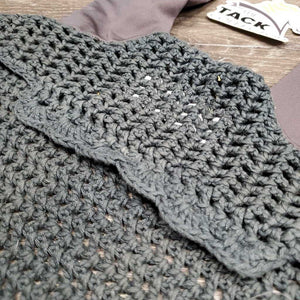 Crochet Ear Bonnet Fly Veil *xc, mnr dirt?stain & hair