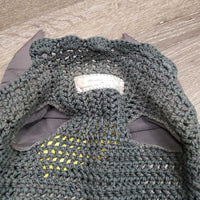 Crochet Ear Bonnet Fly Veil *xc, mnr dirt?stain & hair

