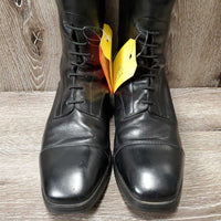 Field Boots, 2x Black Ariat Boot Bags, 2 Black Ariat forms *xc, v.mnr residue & lining stains

