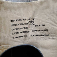Field Boots, 2x Black Ariat Boot Bags, 2 Black Ariat forms *xc, v.mnr residue & lining stains

