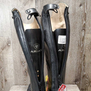 Field Boots, 2x Black Ariat Boot Bags, 2 Black Ariat forms *xc, v.mnr residue & lining stains