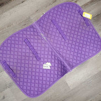 Quilt Jumper Saddle Pad, 1x piping *gc, stains, rubs, faded
