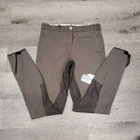 Full Seat Breeches *gc, faded, seam puckers, mnr seat seam stains, stretch/puckers, mnr pilly ankles
