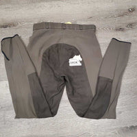Full Seat Breeches *gc, faded, seam puckers, mnr seat seam stains, stretch/puckers, mnr pilly ankles
