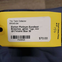 EuroSeat Breeches, glitter *vgc, mnr dirt?stains
