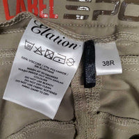 EuroSeat Breeches, Pull On *vgc, mnr stains, rubs, pills & undone stitching
