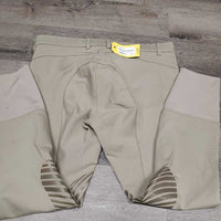 EuroSeat Breeches, Pull On *vgc, mnr stains, rubs, pills & undone stitching
