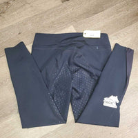 Full Sticky Riding Tight Breeches, Pull On, Zip Thigh Pocket *gc, hairy, pills, dirt?stains
