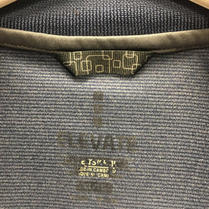SS Polo Shirt, 1/4 Button Up "Willow Grove" *gc, peeled & faded logo/info