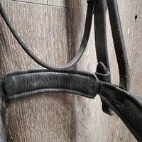 Rsd/Padded Monocrown Dressage Bridle, Crank, Flash *vgc, clean, mnr dents & film

