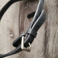Rsd/Padded Monocrown Dressage Bridle, Crank, Flash *vgc, clean, mnr dents & film
