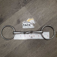 Med French Link Loose Ring, locking center lozenge *vgc, clean, scratches, rust spots