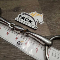 Med French Link Loose Ring, locking center lozenge *vgc, clean, scratches, rust spots
