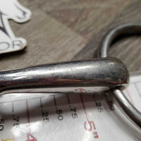 Med French Link Loose Ring, locking center lozenge *vgc, clean, scratches, rust spots
