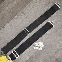 2x 10"-19" Adjustable Nylon Web Blanket Belly Straps *vgc, mnr stains & dirt
