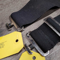 2x 10"-19" Adjustable Nylon Web Blanket Belly Straps *vgc, mnr stains & dirt