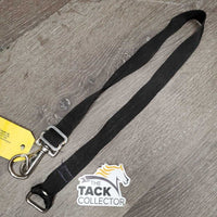 Adjustable Nylon Web Tail Strap, 2 D Rings *vgc, clean, modified end