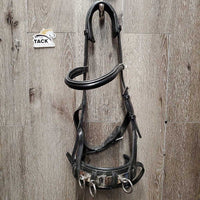 Padded Leather Lungeing Cavesson *vgc, clean, mnr scraped edges & dirt/residue