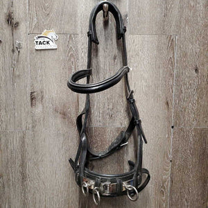 Padded Leather Lungeing Cavesson *vgc, clean, mnr scraped edges & dirt/residue