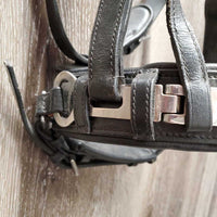 Padded Leather Lungeing Cavesson *vgc, clean, mnr scraped edges & dirt/residue
